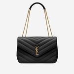 BORSA LOULOU IN PELLE DI AGNELLO TRAPUNTATA 803541 AAEAX1000 SAINT LAURENT 