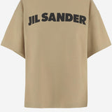 T-SHIRT IN COTONE CON LOGO J02GC0140 J20348273 JIL SANDER 