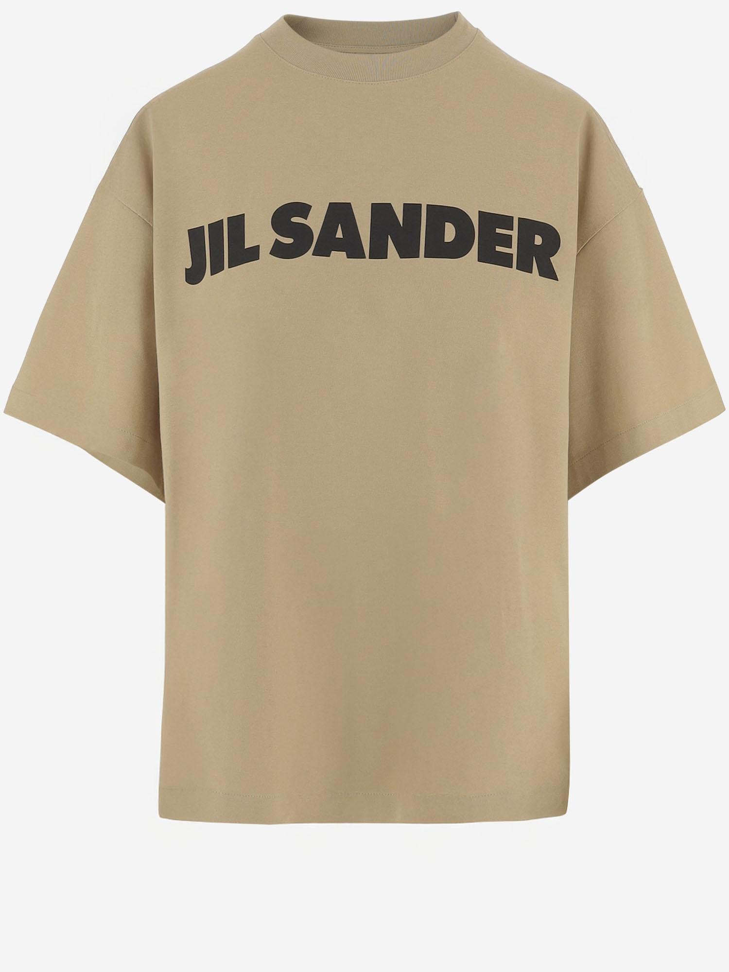 T-SHIRT IN COTONE CON LOGO J02GC0140 J20348273 JIL SANDER 