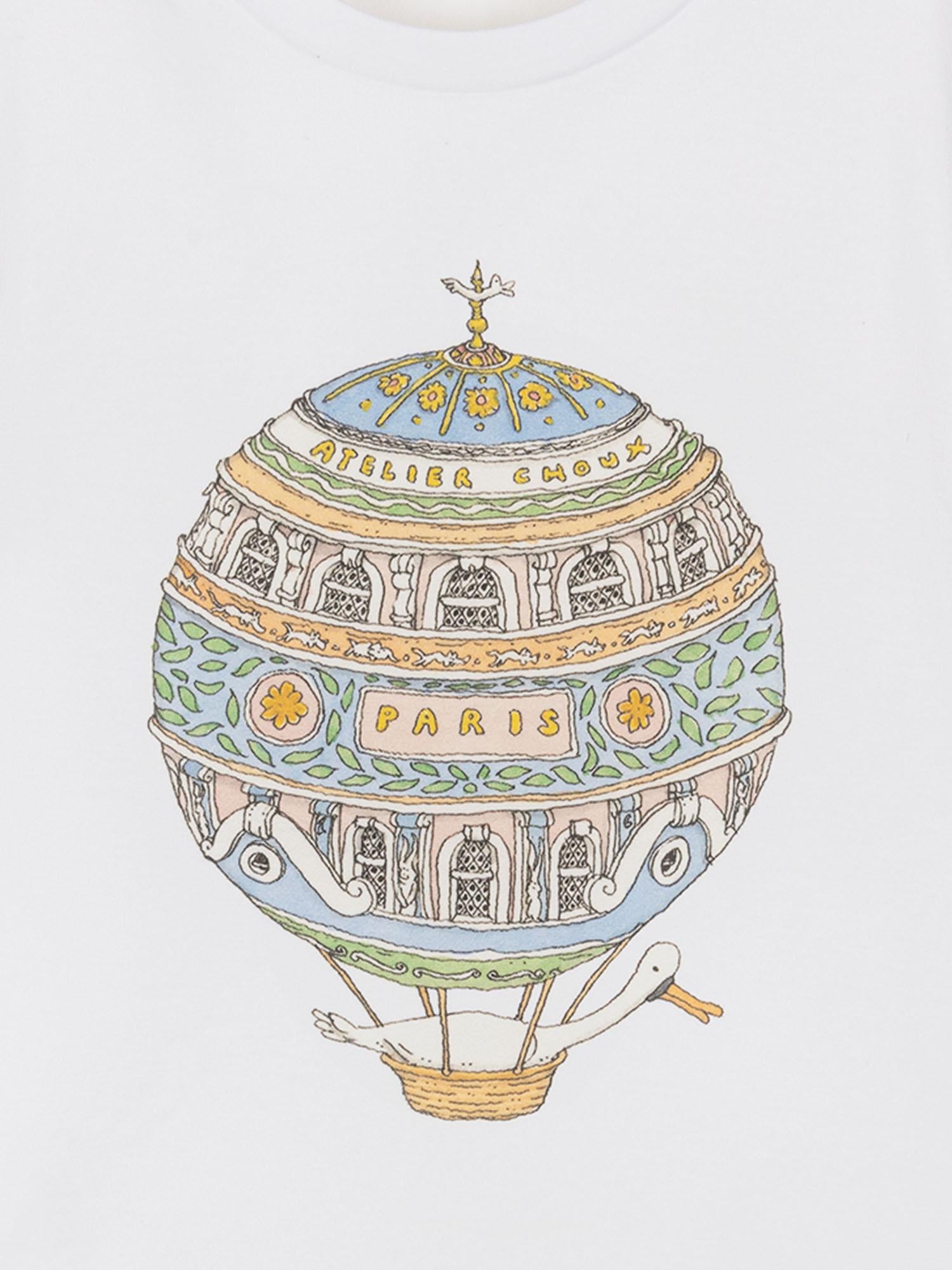 T-SHIRT HOT AIR BALLOONS TSCNBALL MULTI ATELIER CHOUX KIDS 