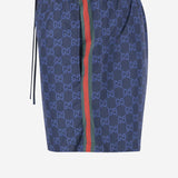 Shorts da bagno in popeline tecnico stampato 815602 XHAJ34735 GUCCI 