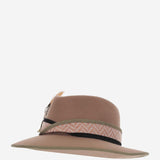 CAPPELLO fedora IN LANA TERRACOTAFEDORA NATURAL ALEXIA ALVAREZ DE TOLEDO 