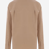 CAMICIA IN POPELINE CON LOGO IN RILIEVO 823830 Z7AMD2319 GUCCI 