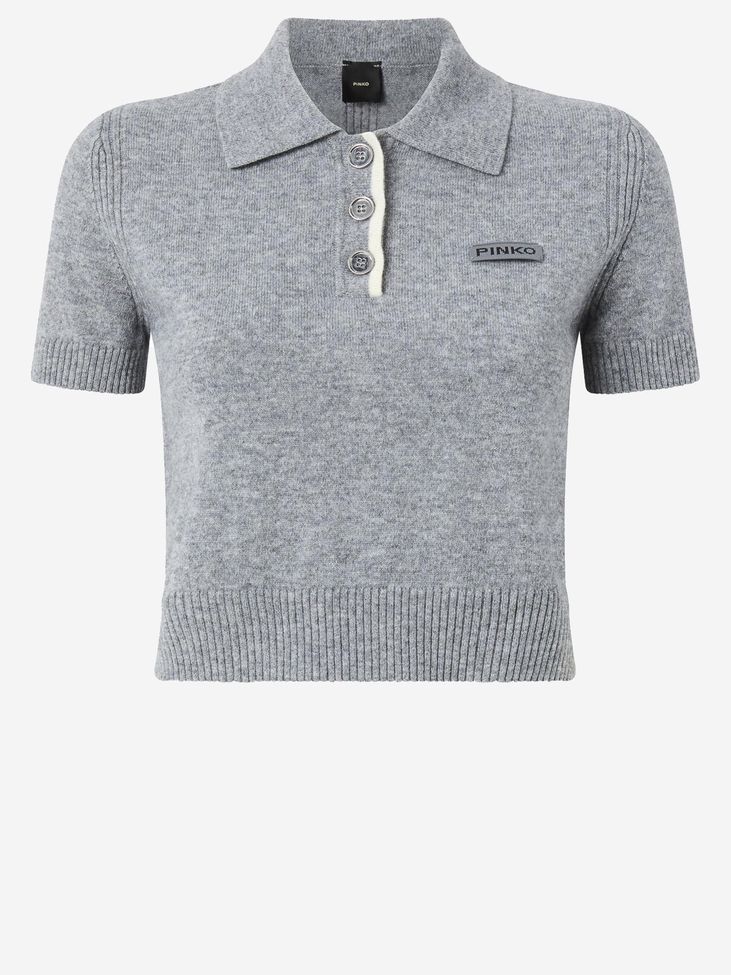 POLO IN LANA E CASHMERE 105450 A2Q9II2 PINKO 