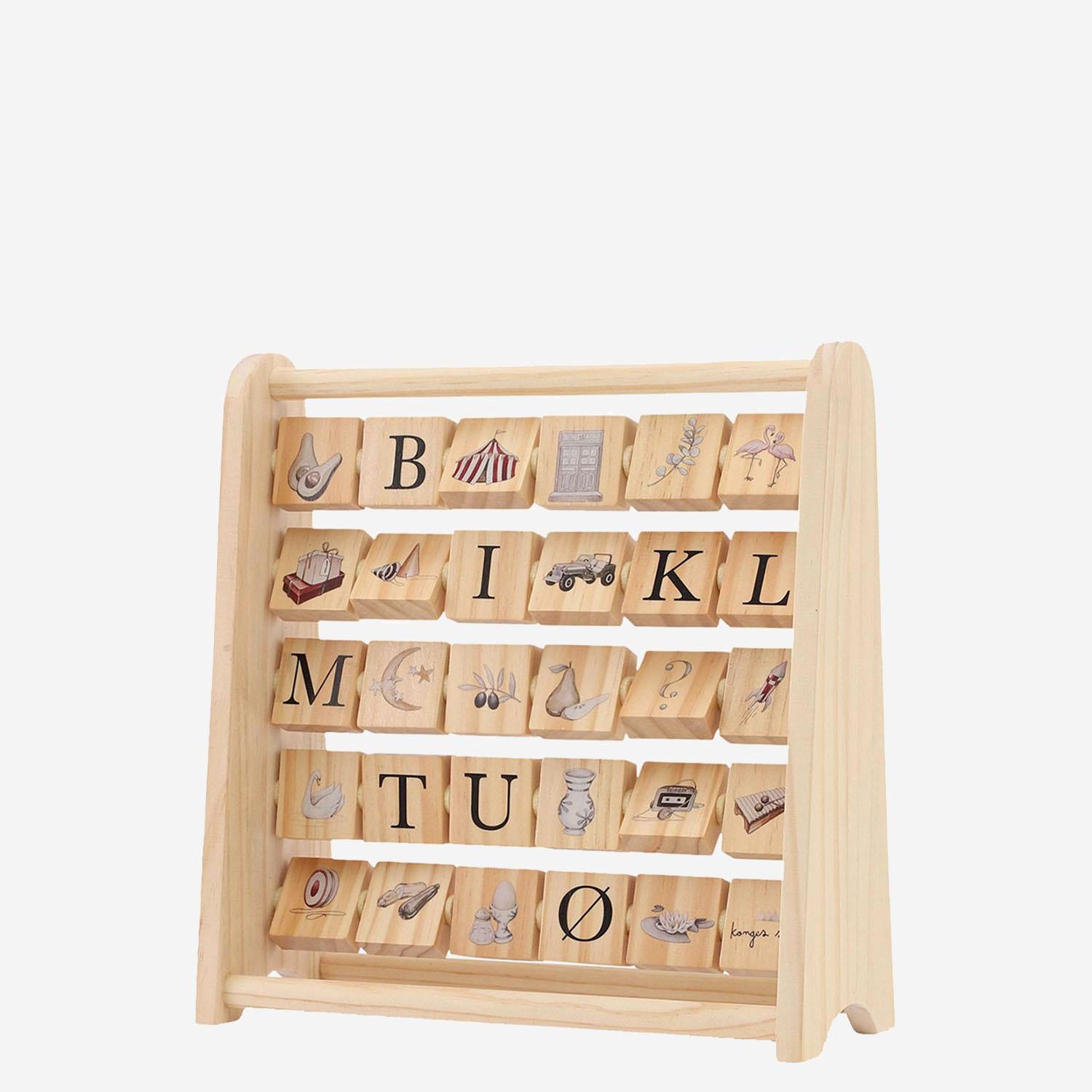 CORNICE ABC IN LEGNO KS5622 MULTI KONGES SLOJD KIDS 