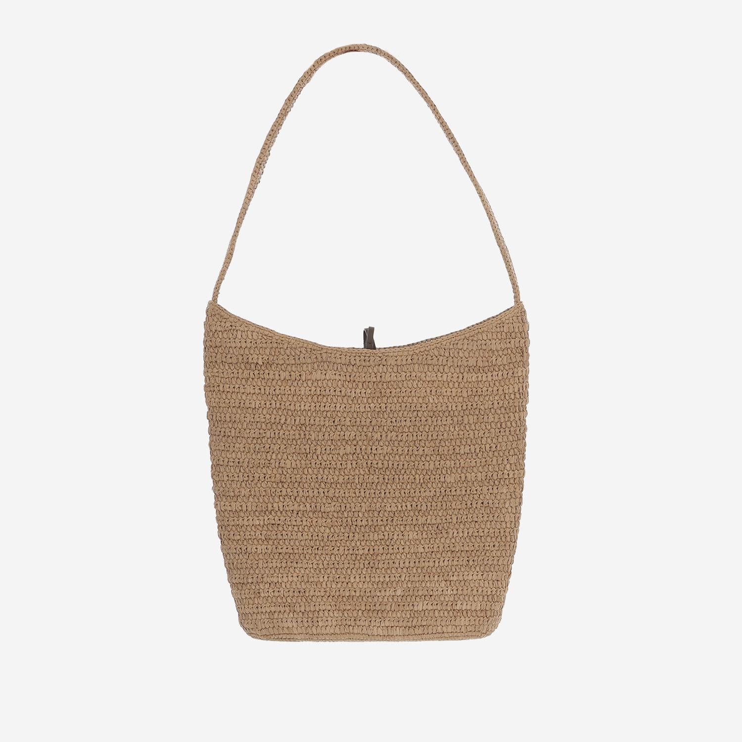 BORSA A SPALLA IN RAFIA ALMA W2173W27 TE THE ROW 