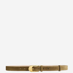 CINTURA IN PELLE SCAMOSCIATA 10105726 737 KHAITE 