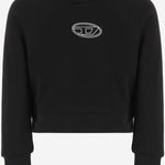 FELPA IN COTONE CON LOGO J02416 KYAX3K900 DIESEL KIDS 
