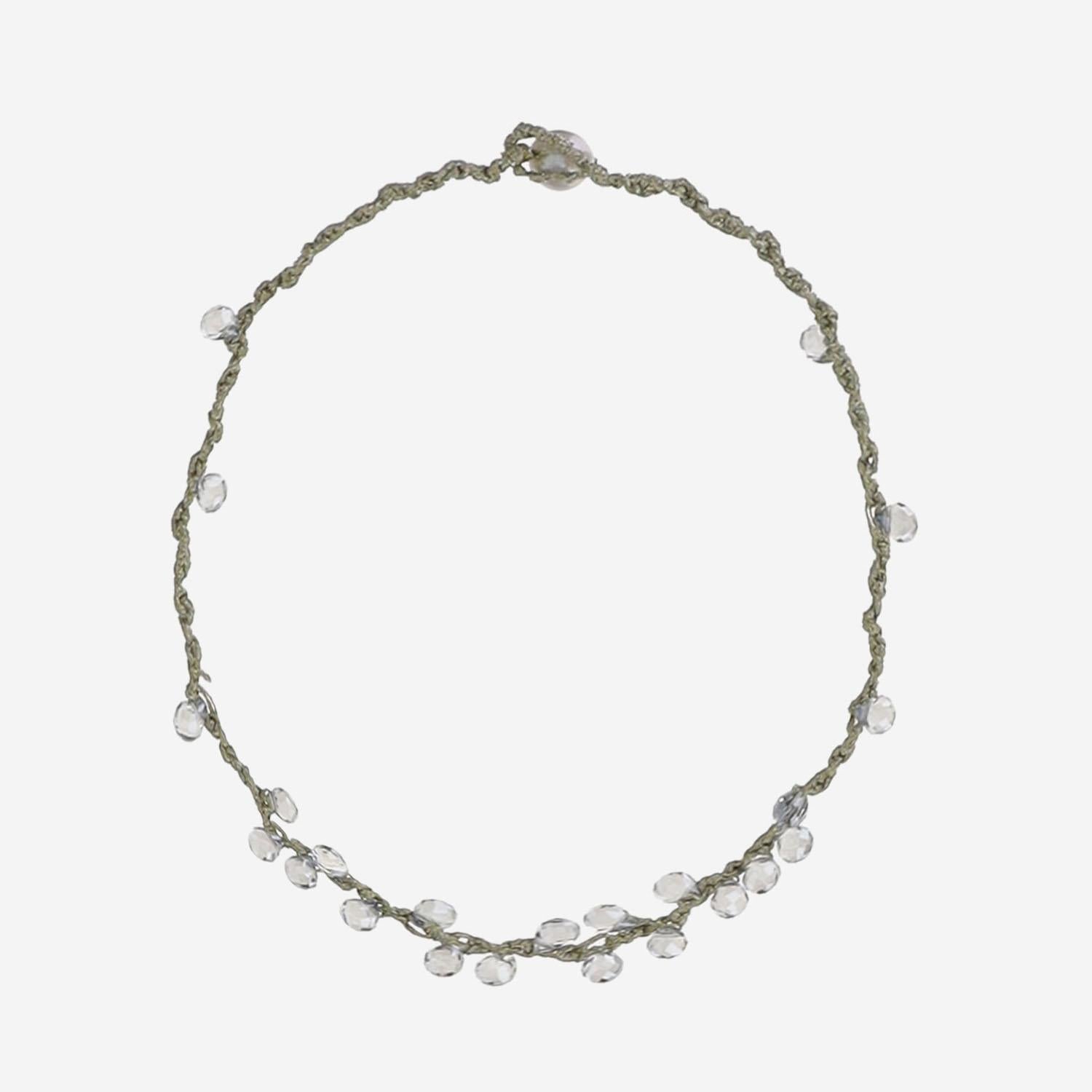 COLLANA CON CRISTALLI VLACOSA AQUA MELA 