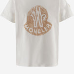 T-SHIRT IN COTONE CON STAMPA LOGO 8C0001589AFV 034 MONCLER ENFANTS 