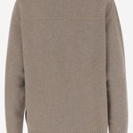 MAGLIONE IN CASHMERE 6252K21147 PEARL CARVEN 