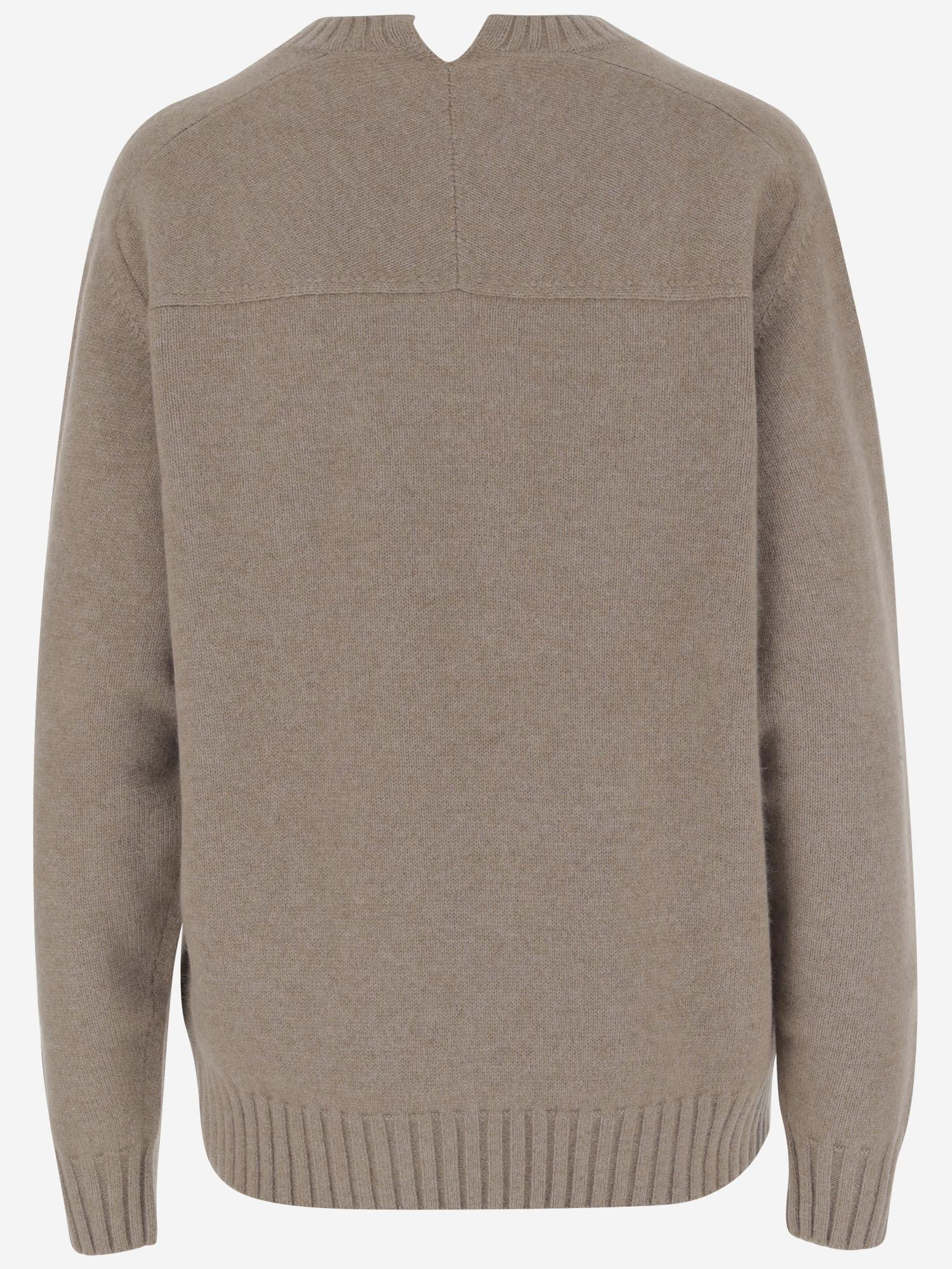 MAGLIONE IN CASHMERE 6252K21147 PEARL CARVEN 