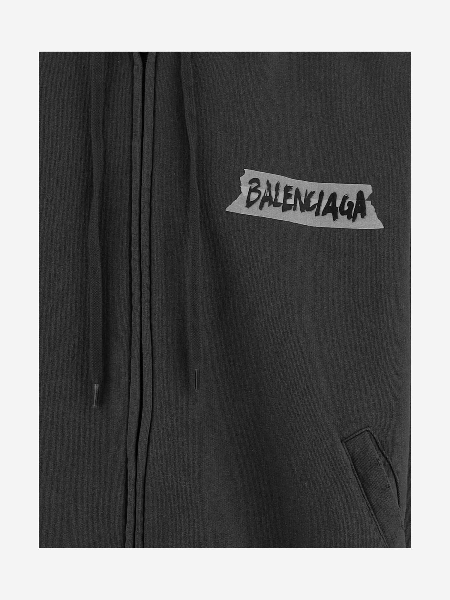 Felpa in cotone Masking Tape 850338 TTVL71041 BALENCIAGA 