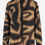 CAMICIA IN SETA CON STAMPA LABIRINTO 5URJ09 5U741049 EMILIO PUCCI 