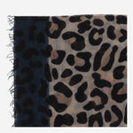 SCIARPA MAILA IN CASHMERE CON MOTIVO LEOPADRATA 2076 98110 FALIERO SARTI 
