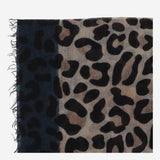 SCIARPA MAILA IN CASHMERE CON MOTIVO LEOPADRATA 2076 98110 FALIERO SARTI 