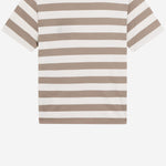 T-SHIRT IN COTONE A RIGHE EM004504 AF23154M1088 EMPORIO ARMANI 