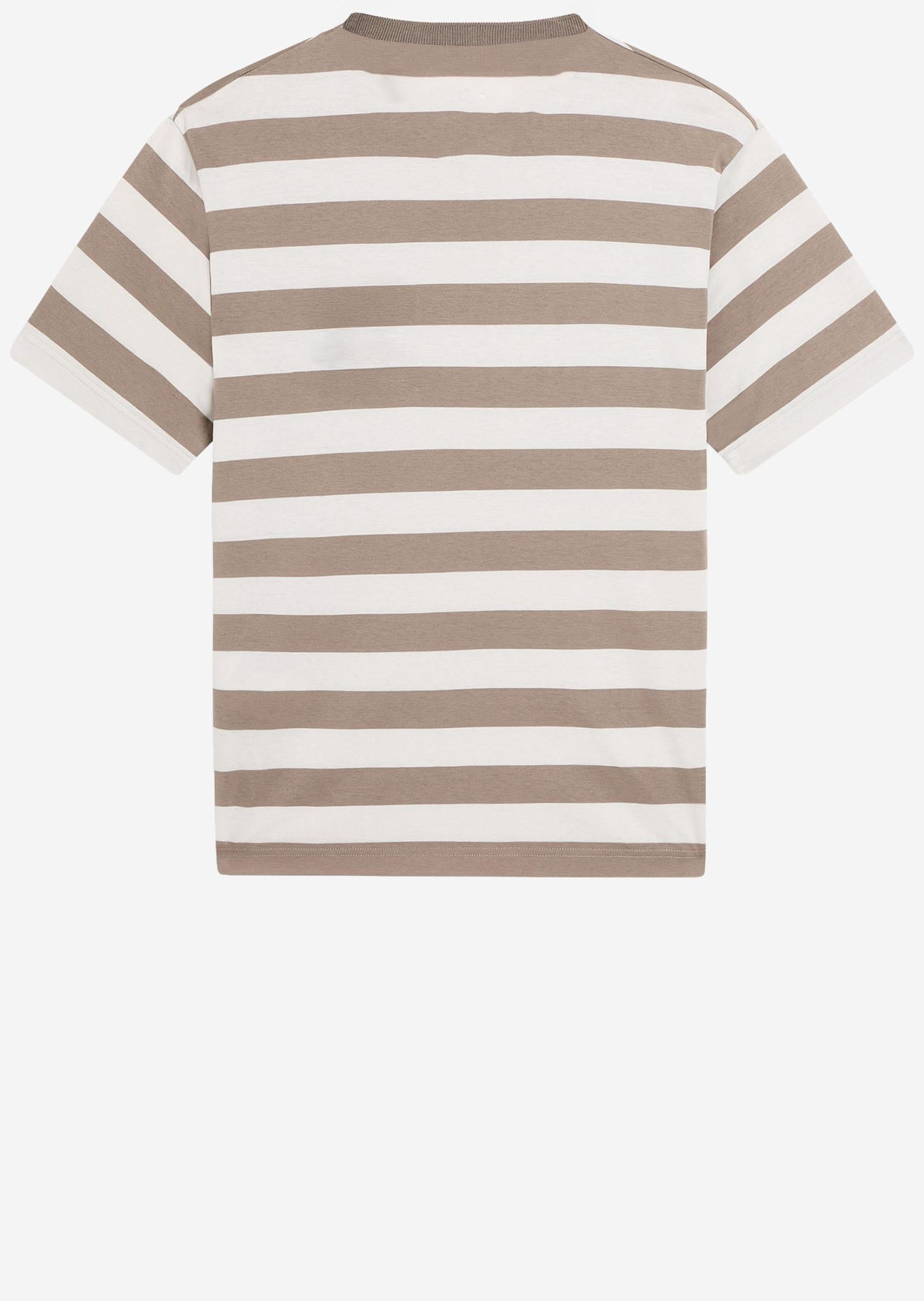 T-SHIRT IN COTONE A RIGHE EM004504 AF23154M1088 EMPORIO ARMANI 