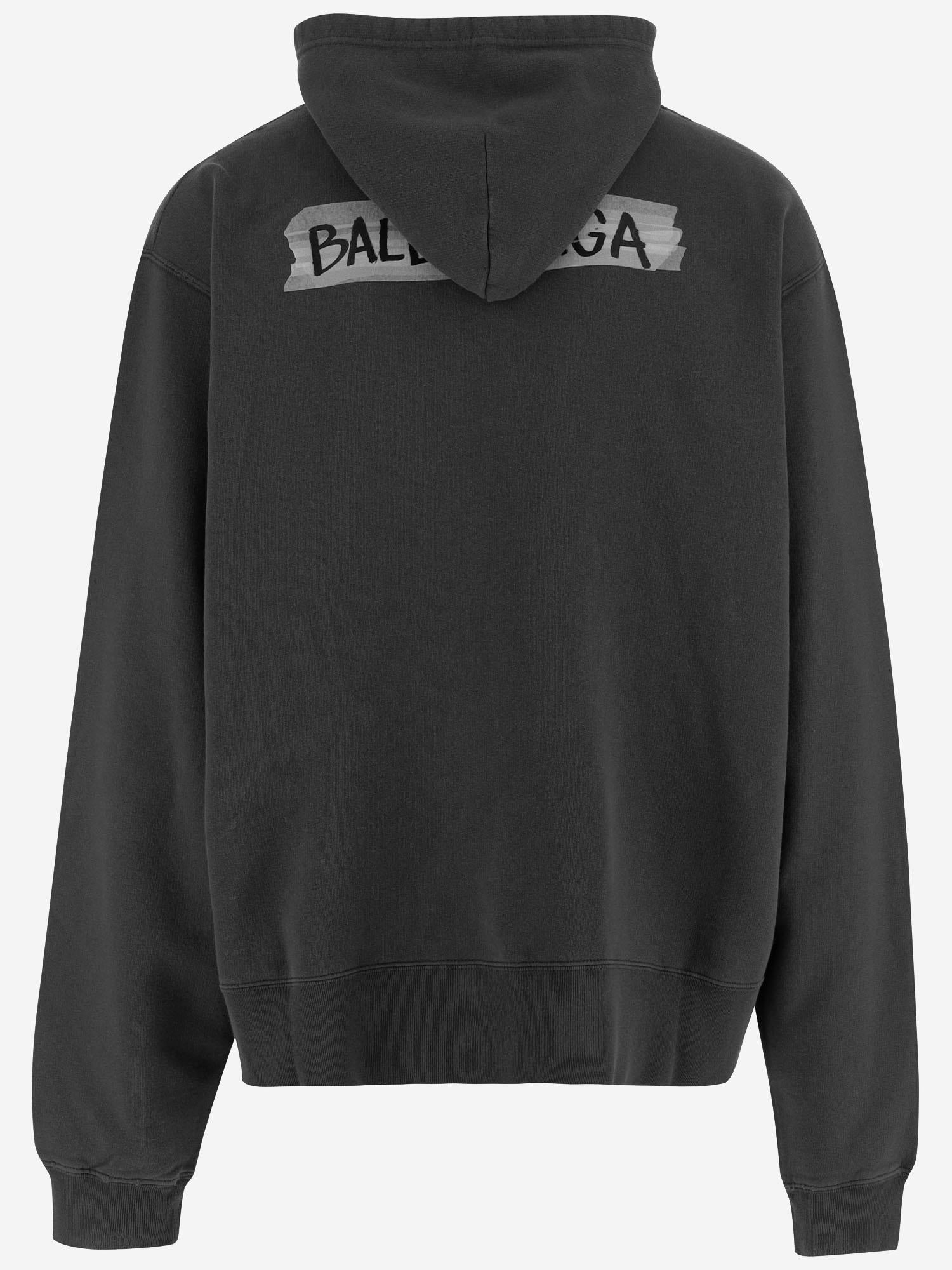 Felpa in cotone Masking Tape 850338 TTVL71041 BALENCIAGA 