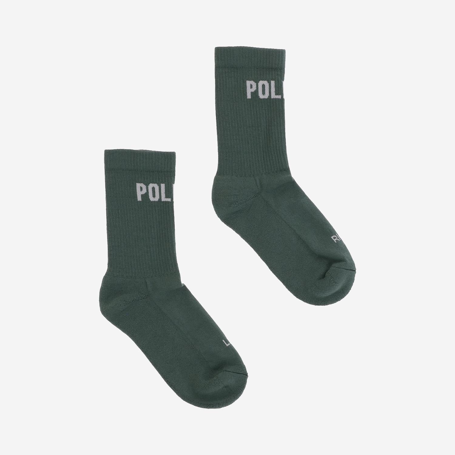 Calzini polizei in misto cotone UE54SO120Z GREEN VETEMENTS 