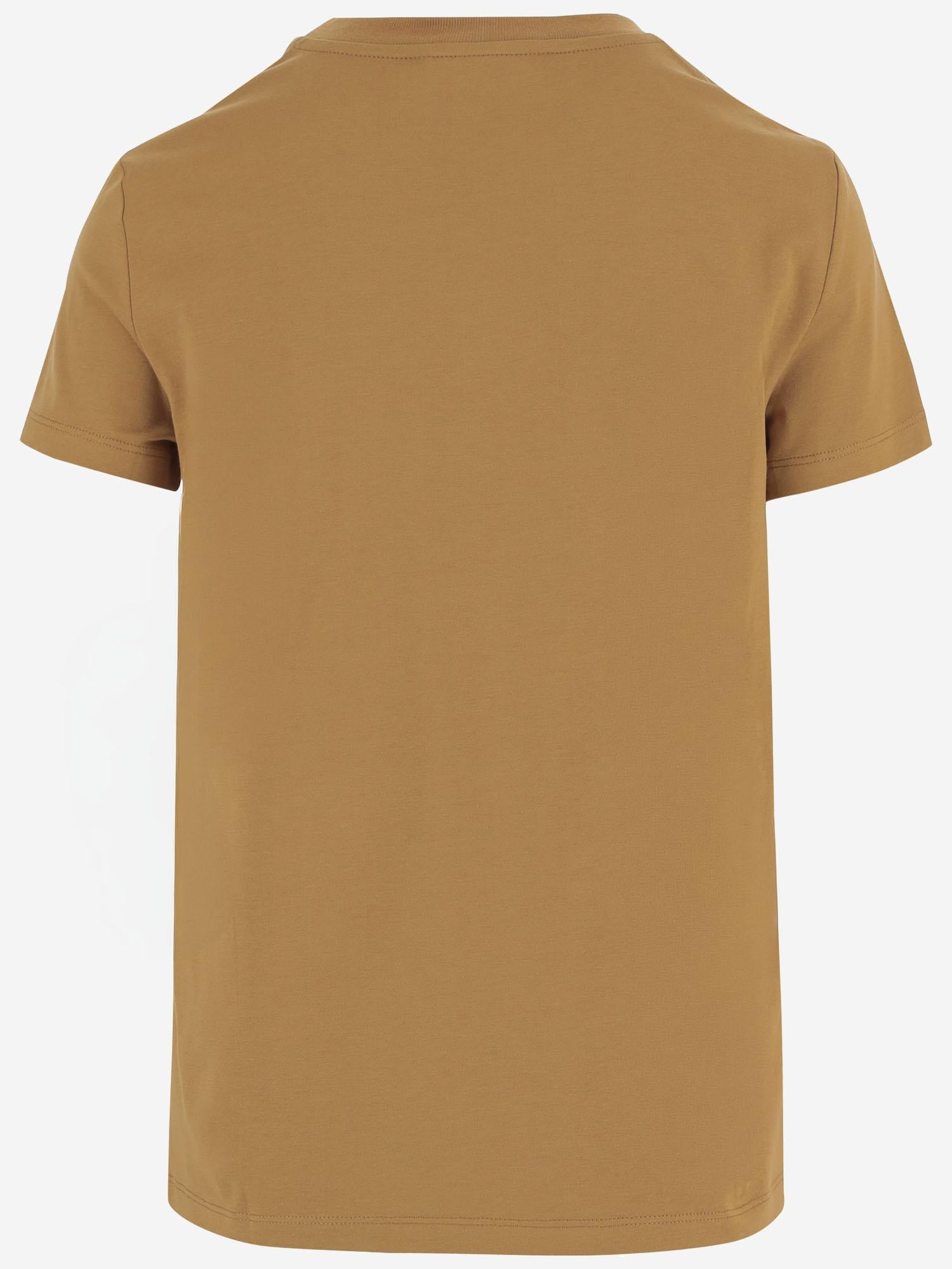 T-SHIRT IN COTONE CON LOGO PAPAIA 008 MAX MARA 