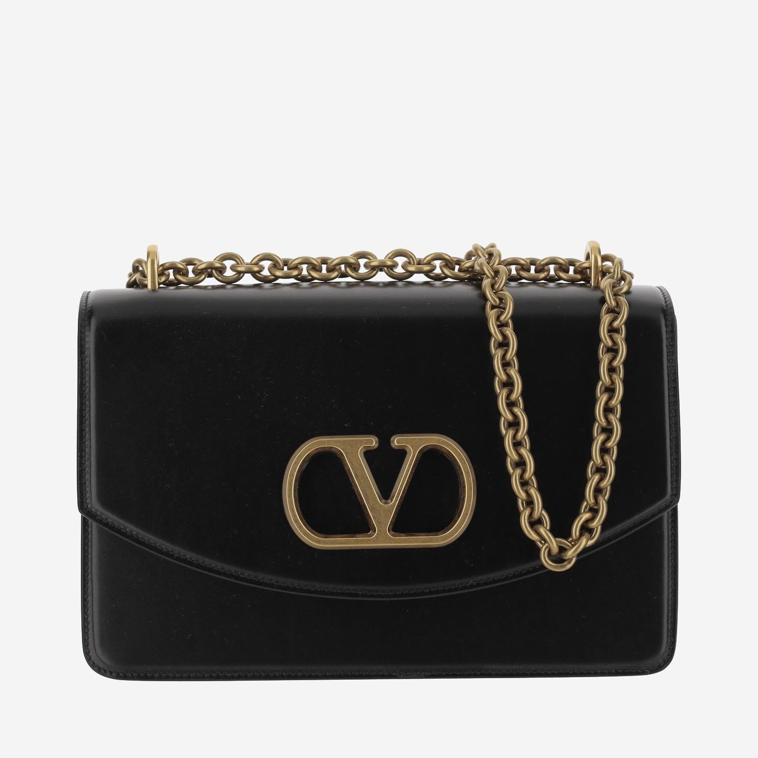 BORSA A SPALLA VALENTINO GARAVANI VAIN IN PELLE 7W2B0R16 GCB0NO VALENTINO GARAVANI 
