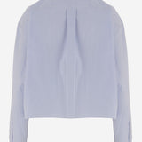 CAMICIA IN COTONE CON MOTIVO A RIGHE MK1659 19EAF0UB3 MIU MIU 