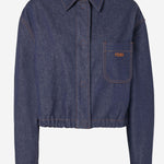GIACCA IN DENIM DI COTONE CON LOGO FLF856 AOHSF0QB0 FENDI 