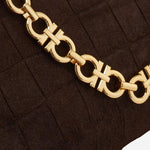 BORSA A SPALLA IN SUEDE 21A371 014 SALVATORE FERRAGAMO 