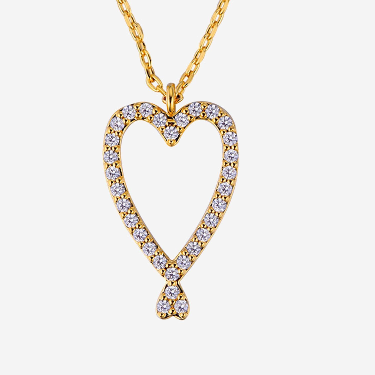 Collana TWIN HEARTS CO418 GOLD MYA BAY 
