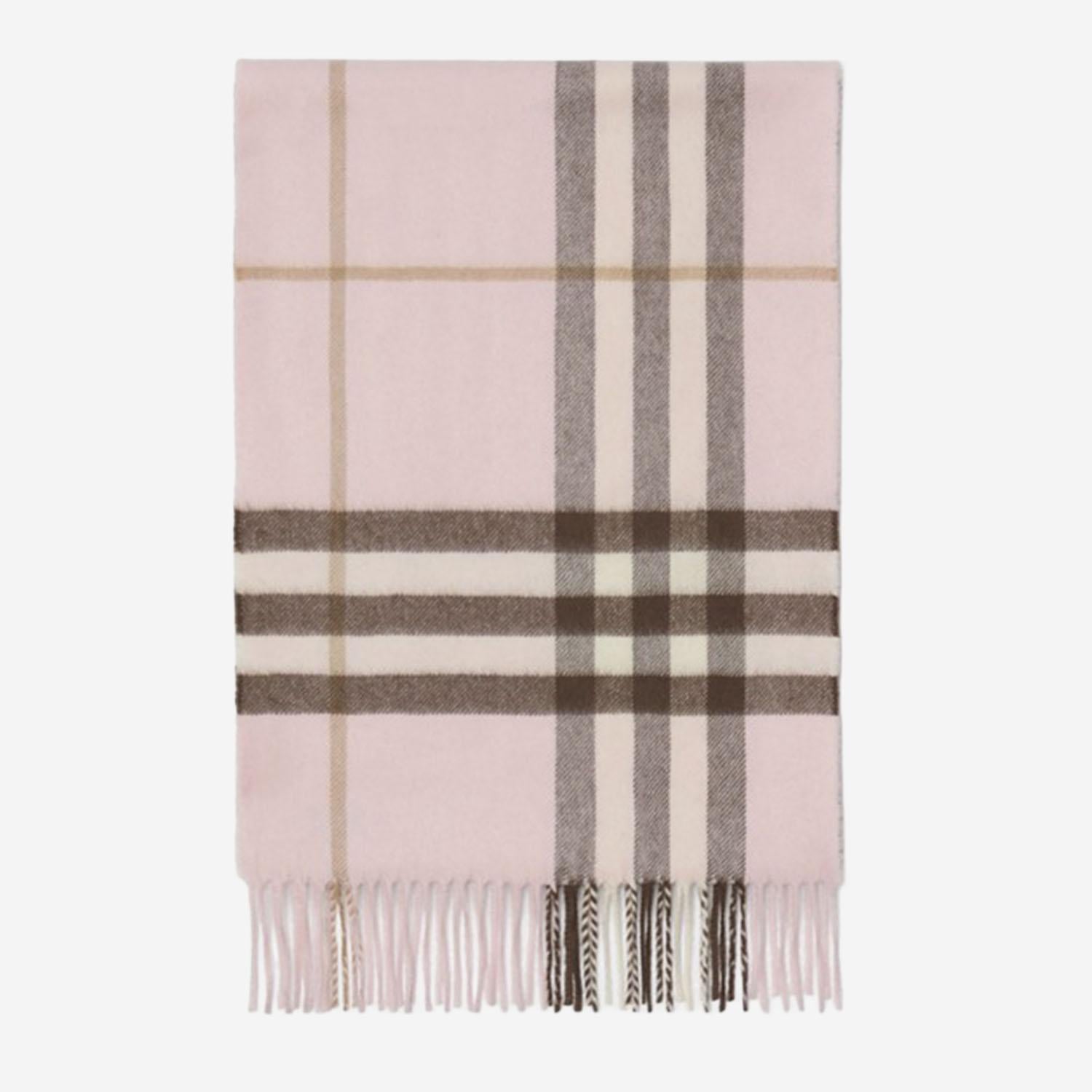 SCIARPA IN CASHMERE CON MOTIVO CHECK 8113947 BOWPINK BURBERRY 