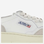 SNEAKERS LOW MEDALIST AULWLS33 LEATSUEDEWHITE AUTRY 