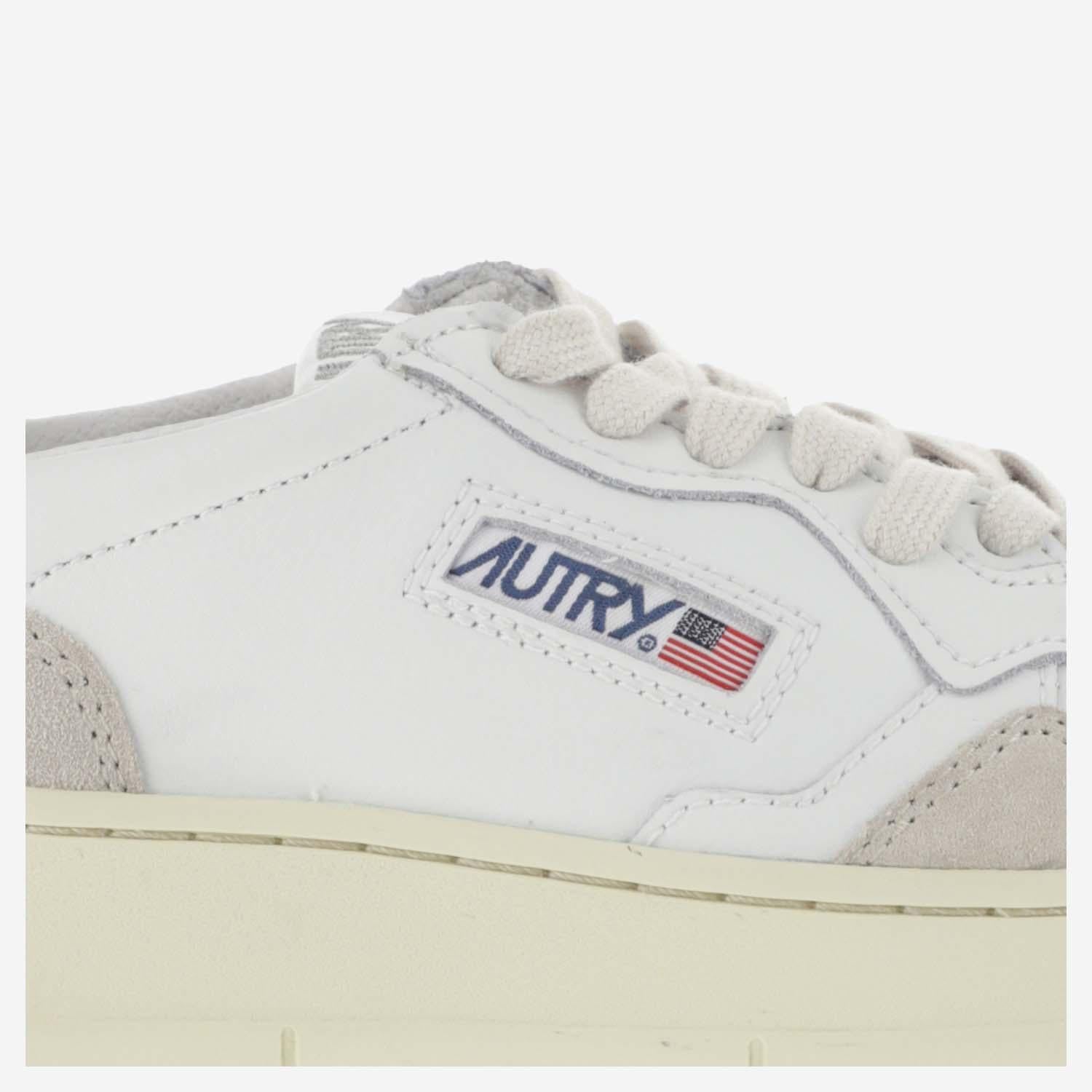 SNEAKERS LOW MEDALIST AULWLS33 LEATSUEDEWHITE AUTRY 