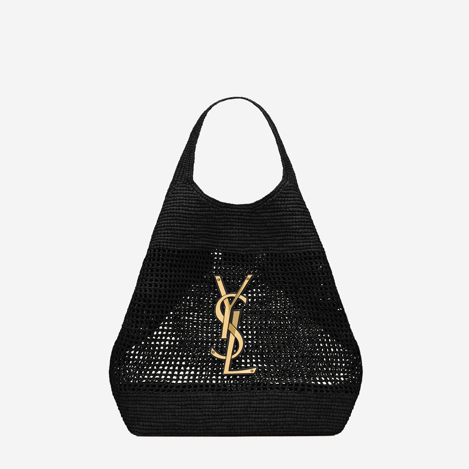 BORSA ICARE IN RAFIA 772191 GAAFM1000 SAINT LAURENT 
