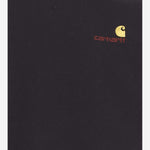 FELPA AMERICAN SCRIPT IN MISTO COTONE CON LOGO I025475 89XX CARHARTT WIP 