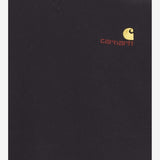 FELPA AMERICAN SCRIPT IN MISTO COTONE CON LOGO I025475 89XX CARHARTT WIP 
