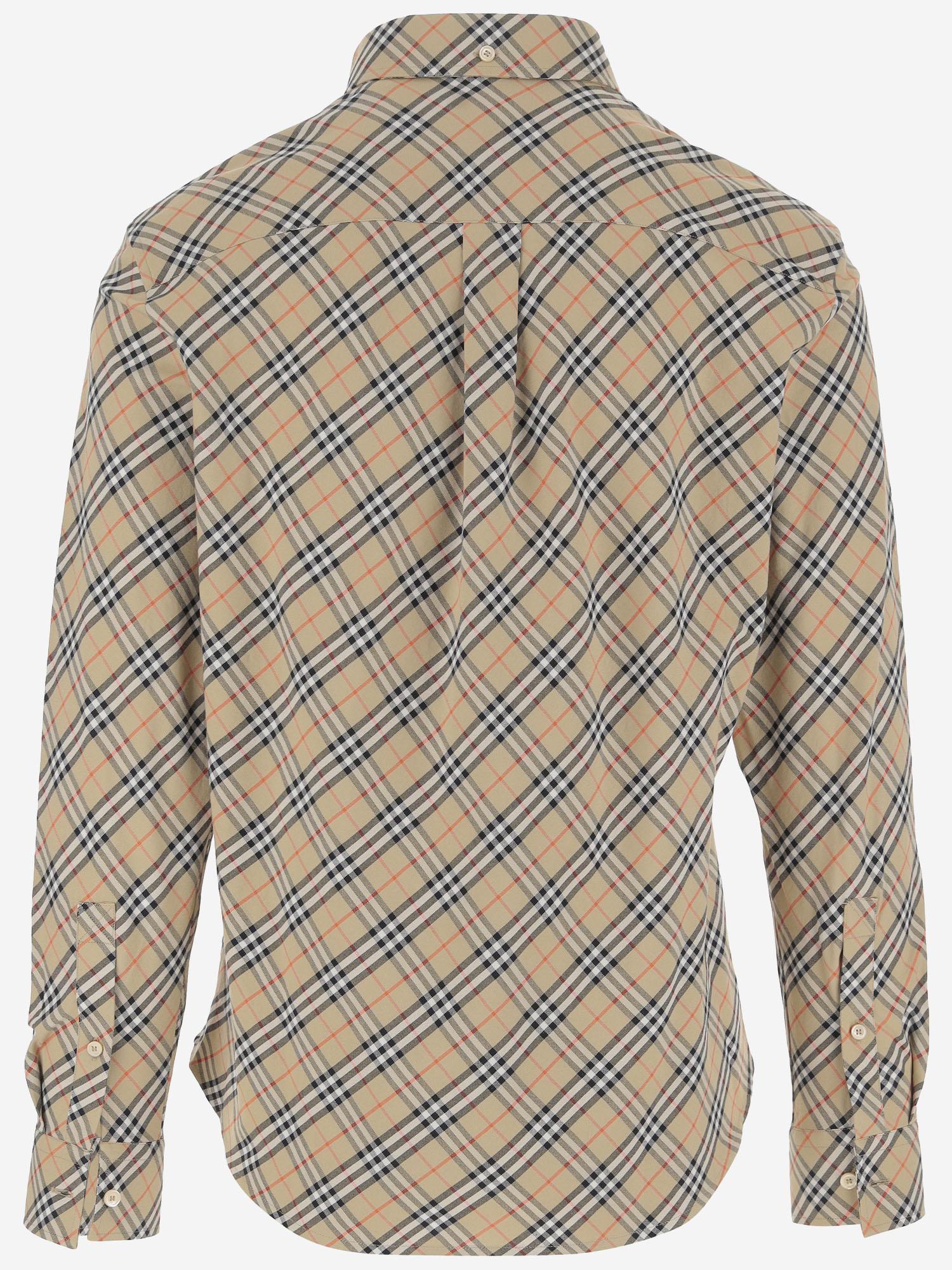 CAMICIA A QUADRI CON TASCHINO 8104072 SANDIPCHECK BURBERRY 