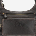 Borsa Pocket in nappa invecchiata 5BC189 AF8TF0201 MIU MIU 