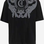 T-SHIRT IN COTONE CON STAMPA 80OAHT17 CJ110899 JUST CAVALLI 