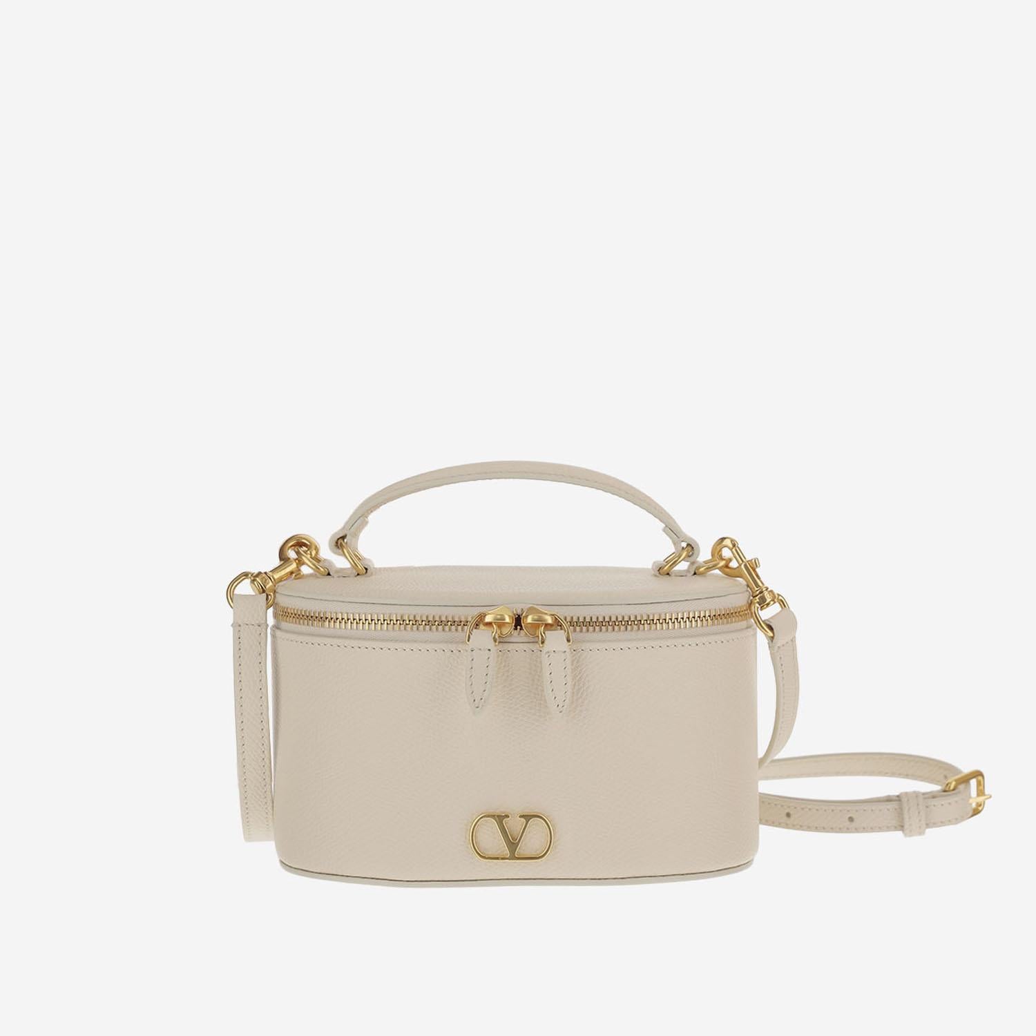 BORSA VANITY IN PELLE CON VLOGO 8W2P0AX8 SNPI16 VALENTINO GARAVANI 