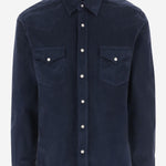 Camicia in velluto di cotone TEXANA6 75V1531 GHERARDI 