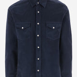 Camicia in velluto di cotone TEXANA6 75V1531 GHERARDI 