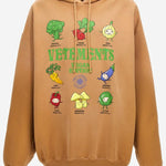 FELPA IN COTONE CON STAMPA FRESH VEGGIES UE54HD360E EARTH VETEMENTS 