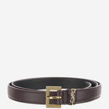 CINTURA IN PELLE CASSANDRE 554465 BOO0W6892 SAINT LAURENT 