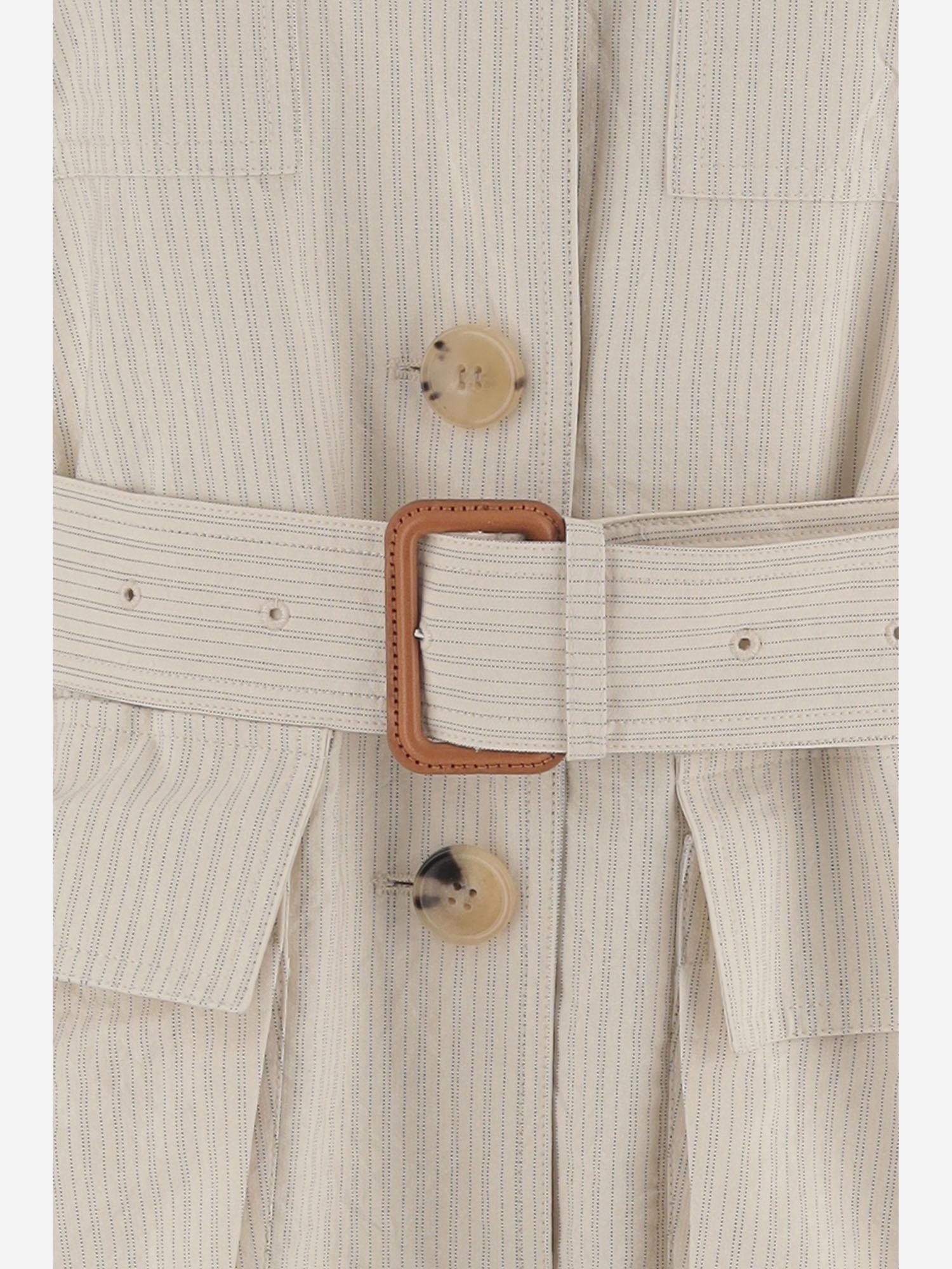 GIACCA SMANICATA IN MISTO COTONE A RIGHE 010557 3360005 DRIES VAN NOTEN 