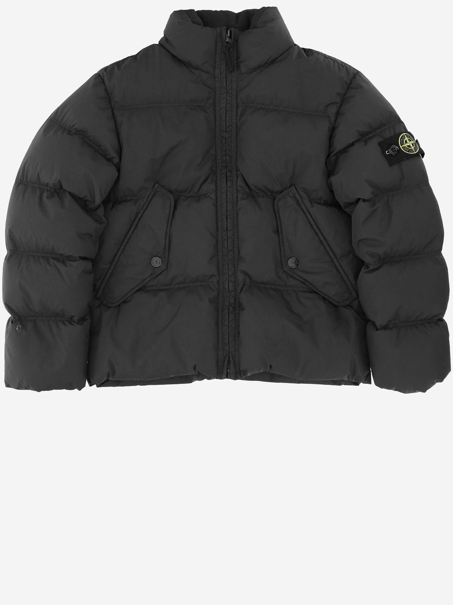 PIUMINO IMBOTTITO IN NYLON 4100005 S0A23V0029 STONE ISLAND KIDS 
