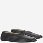 BALLERINE STELLA MULES IN PELLE F1638N66 BLK THE ROW 