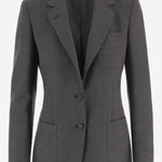 GIACCA MONOPETTO IN LANA  STRETCH JPARIGI12L 310016S1379 TAGLIATORE 