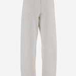 JEANS BURTY IN COTONE 7776W4247 WHT THE ROW 