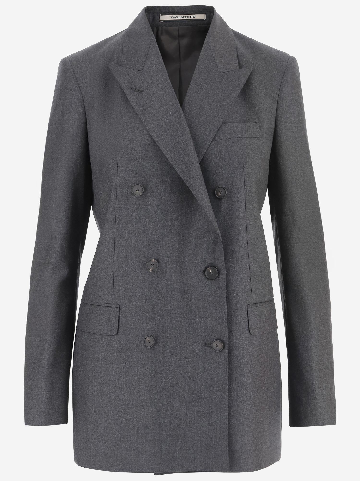 GIACCA DOPPIOPETTO IN LANA JJASMINE10B 070001S5730 TAGLIATORE 